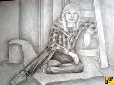 Dziewczyna z drabiną