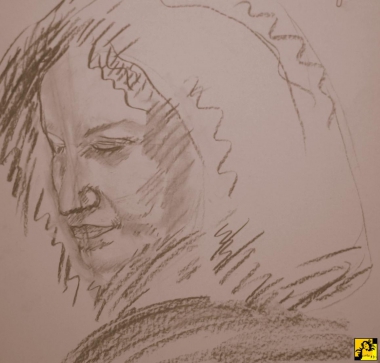 Szkic do szkicu portretu