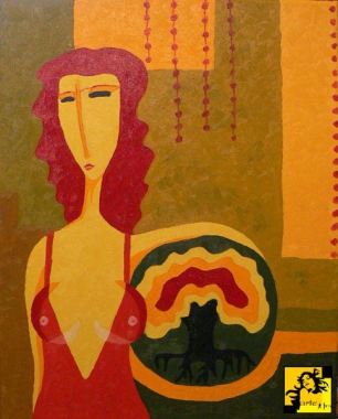 Ona ma jesień przy sobie.