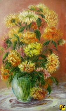 Chryzantemy złociste