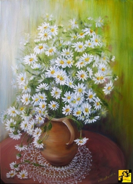 Margerytki w dzbanie