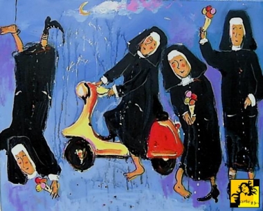 Zakonnice z lodami...