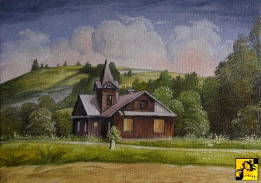 Dawny dom parafialny w Hyżnem