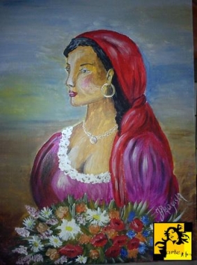 Cyganka w Czerwonej Chuście