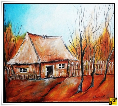 Złocista jesien na wsi..