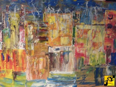 Dżungla miejska w strugach deszczu