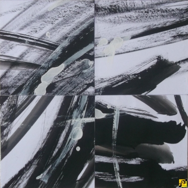 Abstrakcja w czerni i bieli.