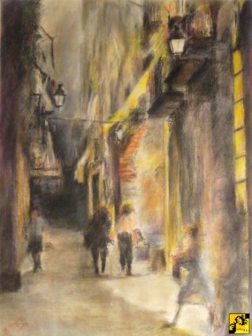 Uliczka w Barcelonie II