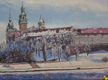 Wawel w białej szacie