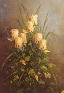 Bukiet herbacianych róż