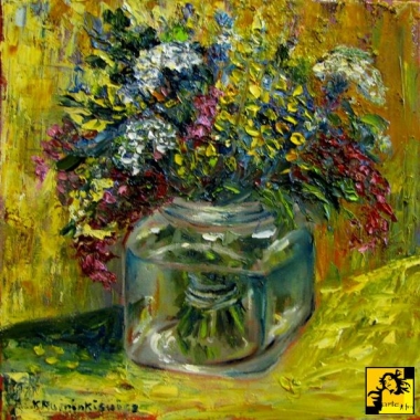 Kwiaty w słoiku
