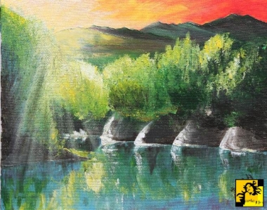 Zachód Słońca nad Soliną