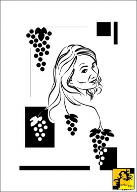 Monika w winogronach