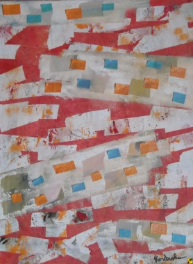 Abstrakcja w czerwieni