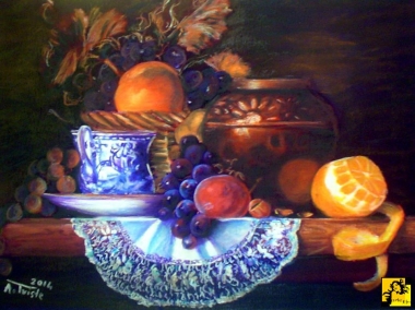 Martwa natura z serwetką