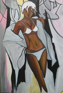 Kobieta z ręcznikiem