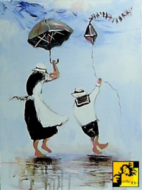 Parasolka i latawiec