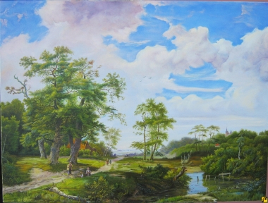 Odpoczynek przy potoku