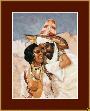 Olej L.Gaczkowski W słońcu Maroka by Adam Styka