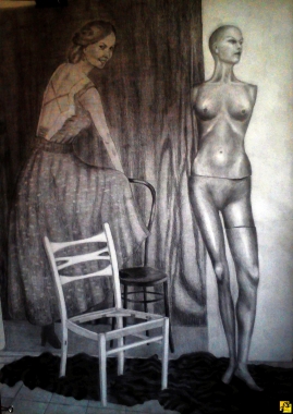 Kompozycja z manekinem