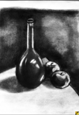 Kompozycja z jabłkami