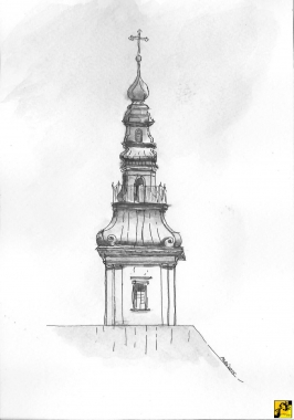 Wieża kościoła św. Krzyża