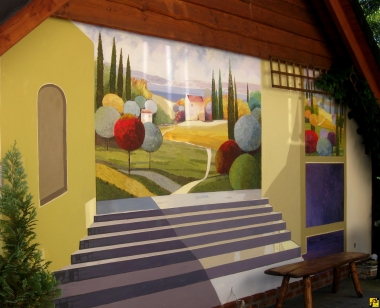 malowidło na scianie 