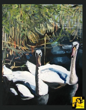 labEdzie obraz olejny 