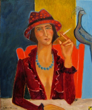 Taka jedna z papierosem