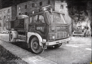 Ciężki wóz gaśniczy proszkowy na podwoziu JELCZ 31