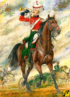 Trębacz artylerii konnej