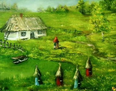 Chatka ze studzienką