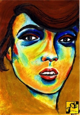 Dziewczę w kolorach.