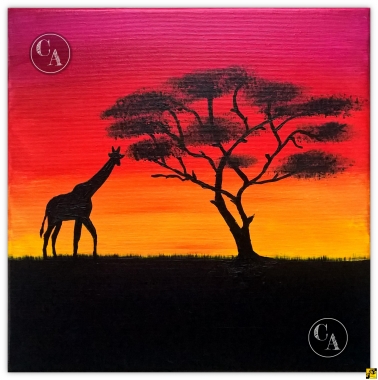 O zachodzie. Dolina Serengeti.