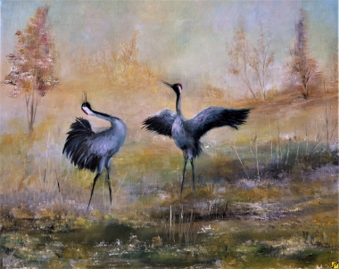 Tańczące żurawie