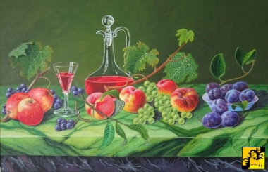 Martwa natura z karafką