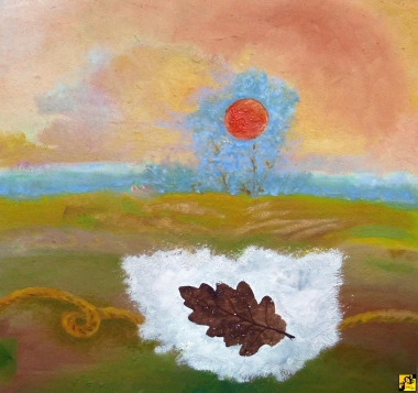 Liść z Buchenwaldu