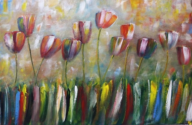 Tulipany w pastelach 