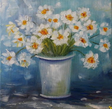 Narcyze w błękitach