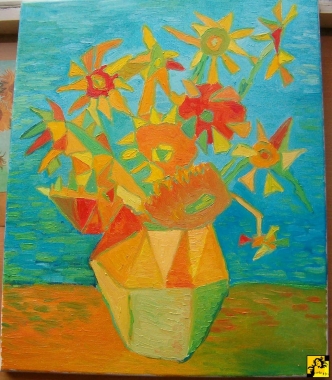 Słoneczniki trójkątne