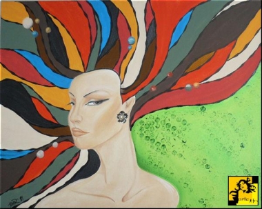 KOBIETA Z KOLCZYKIEM