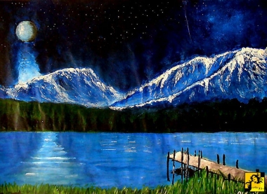 W blasku księżyca.