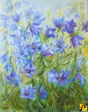 Dzwoneczki w ogrodzie