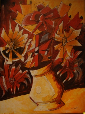 Wazon z kwiatami nr 1