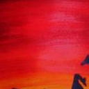 zachod słonca w Afryce