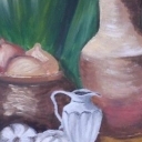 Martwa Natura z czosnkiem i cebulą Martwa Natura z czosnkiem i cebulą