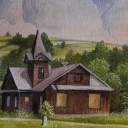 Dawny dom parafialny w Hyżnem