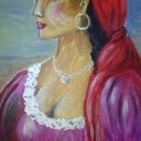 Cyganka w Czerwonej Chuście