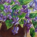 Fiołki w imbryku Fiołki w imbryku