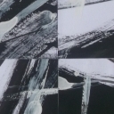 Abstrakcja w czerni i bieli.